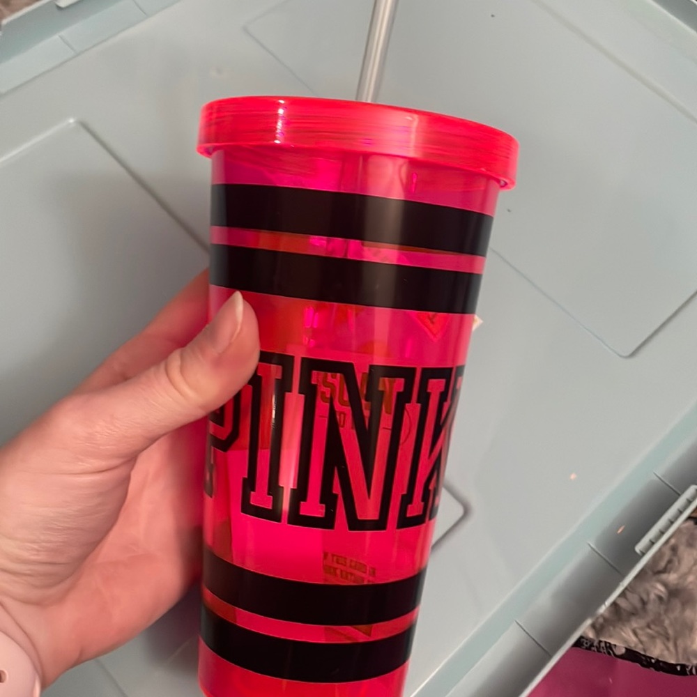 PINK gift with purchase NWT cup